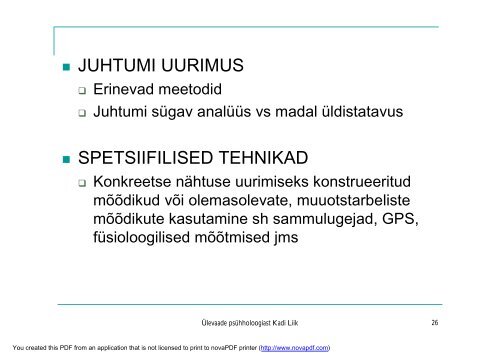 Ülevaade psühholoogiast - 1. osa (.pdf)