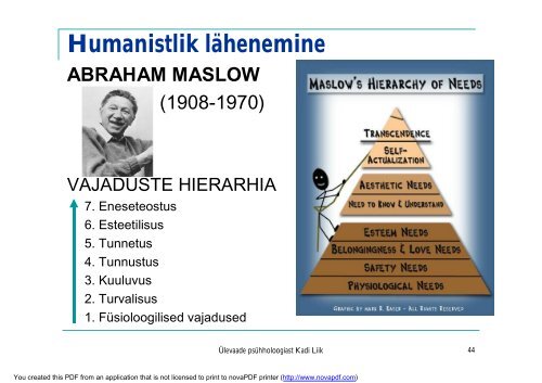 Ülevaade psühholoogiast - 1. osa (.pdf)