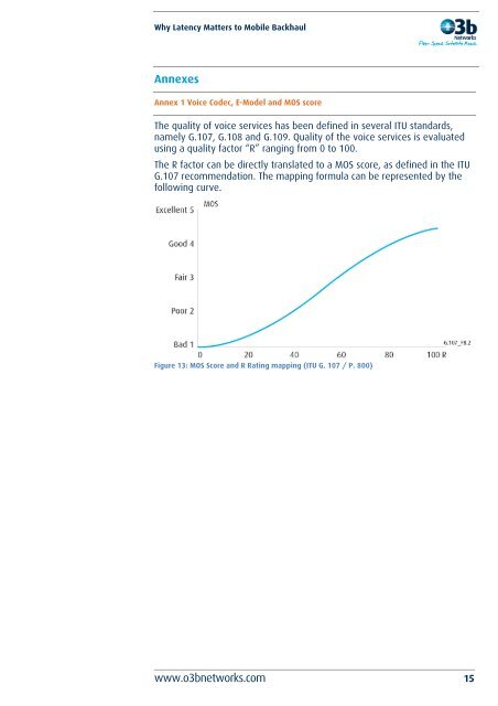 Why Latency Matters to Mobile Backhaul - O3b Networks