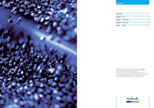 THERMOPLASTIC ELASTOMERS - Softer Group