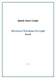 Quick Start Guide Microinvest Warehouse Pro Light Retail