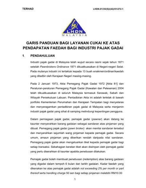 Garis Panduan - Lembaga Hasil Dalam Negeri