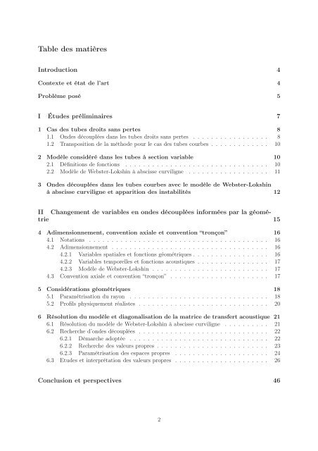 Rapport de stage - Master 2 SAR ATIAM - Base des articles ...