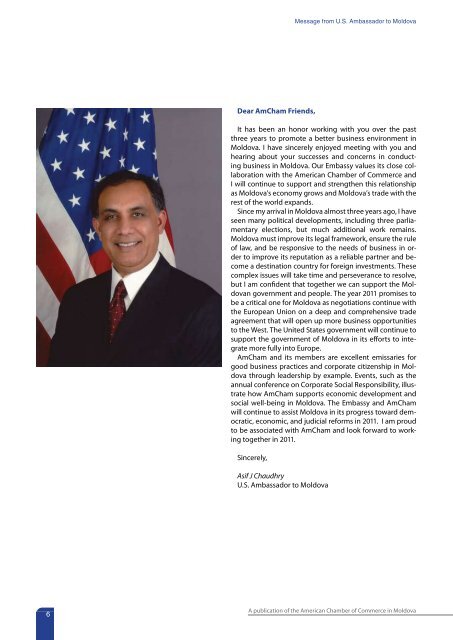 Annual Report 2010 - AmCham Moldova