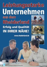 Eine Verlagsbeilage der Rheiderland Zeitung 2012