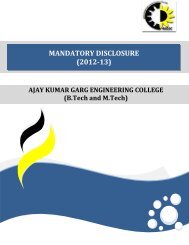 Appendix 8 - Ajay Kumar Garg Engineering College