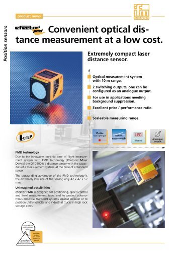 Position sensors - Ifm electronic