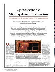 Optoelectronic Microsystems Integration - Optics InfoBase