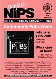 Community Pubs Week - Norwich and Norfolk CAMRA