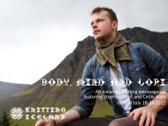 body, mind and lopi - Knitting Iceland