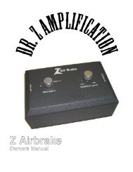 Airbrake manual.indd - Dr Z Amplifiers