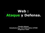 Web: Ataque y Defensa (2007) - csrg
