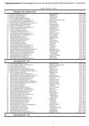 Ergebnisübersicht: Emmendingen,PLS vom 26.-28.03.2010