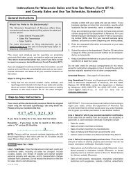 Instructions for Wisconsin Sales and Use Tax Return ... - FormSend
