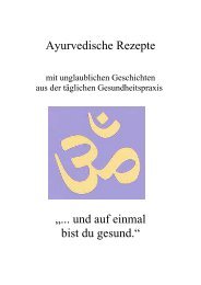 Ayurvedische Rezepte 1 Yoga Global Yoga Consciousness