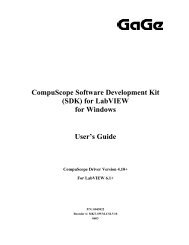 CompuScope SDK for L.. - Egmont Instruments