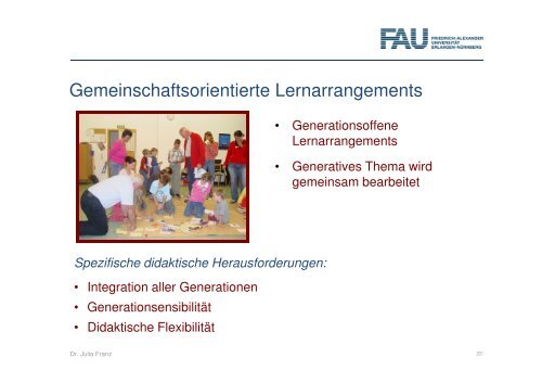 Didaktische Gestaltung von Bildungsangeboten - Herausforderungen ...