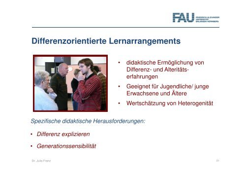 Didaktische Gestaltung von Bildungsangeboten - Herausforderungen ...