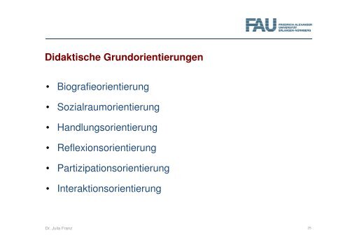 Didaktische Gestaltung von Bildungsangeboten - Herausforderungen ...