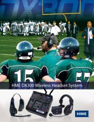 HME DX300 Wireless Headset System