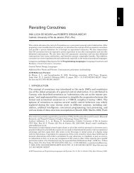Revisiting Coroutines