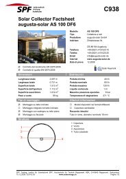 Solar Collector Factsheet augusta-solar AS 100 DF6 - Institut fÃƒÂ¼r ...