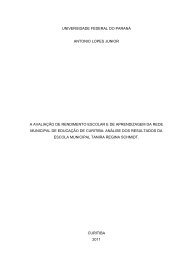 CONCEPÇÕES DE GESTÃO ESCOLAR E ELEIÇÃO  - NuPE/UFPR