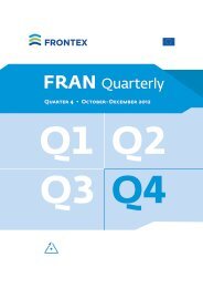 FRAN Q4 - Frontex - Europa