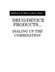 DRUG/DEVICE PRODUCTS... - Medical Device Daily