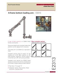 A-frame bottom loading arm â E2313 - JH Menge & Co