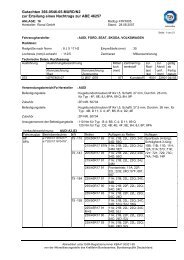 Gutachten 366-0220-02-MURD zur Erteilung der ... - Reifen Tanski