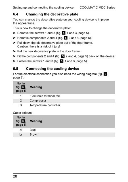 Instrucciones de montaje y de uso - Waeco