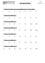 Les multiples (exercices 1) .pdf - Nono l'instit