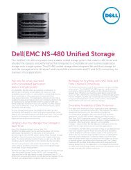 Dell|EMC NS-480 Unified Storage
