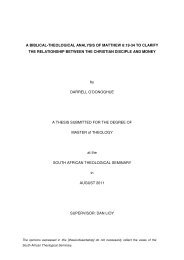 O'Donoghue MTh_Thesis-FinalCopy.pdf - South African Theological ...