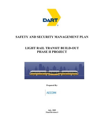 safety and security management plan light rail transit build-out ... - Dart