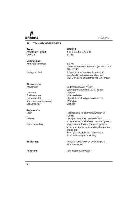 ECO 510 DIN plus Ned.pmd - UwKachel