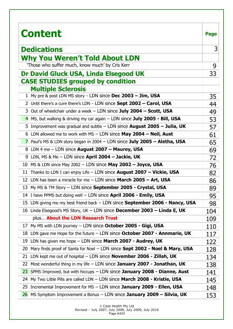 Those Who Suffer Much, Know Much 2010 - User Control Panel