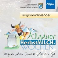 Programmkalender der Allgäuer ... - Regionalentwicklung Oberallgäu