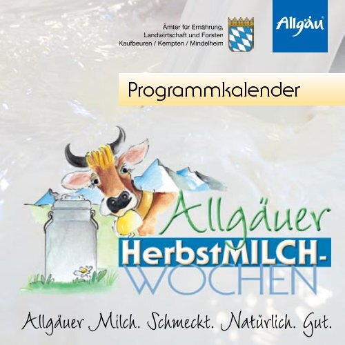 Programmkalender der Allgäuer ... - Regionalentwicklung Oberallgäu