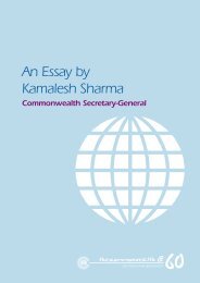 An Essay by Kamalesh Sharma - Commonwealth of Nations