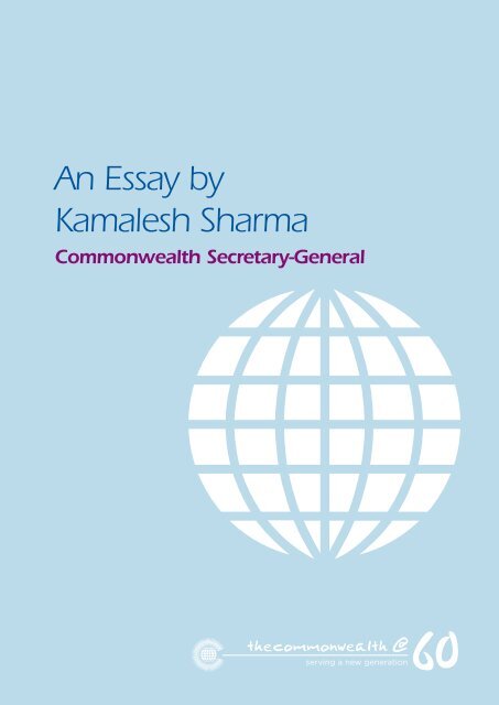 An Essay by Kamalesh Sharma - Commonwealth of Nations