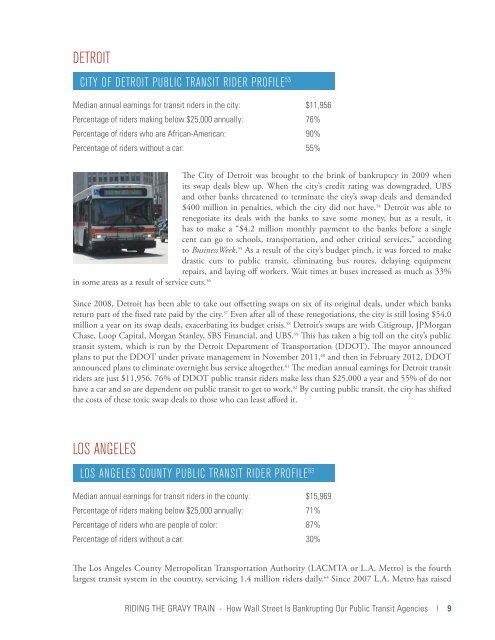 Riding the Gravy Train - ReFund Transit