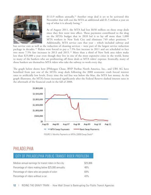 Riding the Gravy Train - ReFund Transit