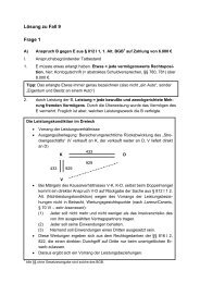 LÃƒÂ¶sung zu Fall 9 Frage 1 - Lehrstuhl Zivilrecht VIII