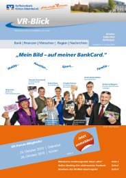„Mein Bild — auf meiner BankCard.“ - Raiffeisenbank Kürten ...