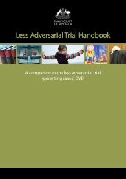 Less Adversarial Trial Handbook - Family Court of Australia