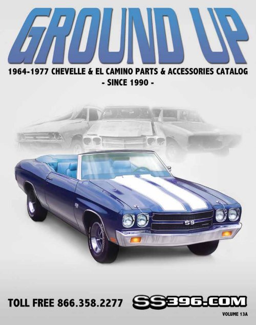 1970-72 El Camino & 71-72 GMC Sprint Tailgate Upper Molding w/ Clips New