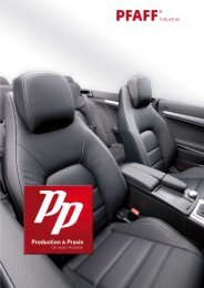 Production & Praxis Autositze/Car seats (12,5 MB) - PFAFF Industrial