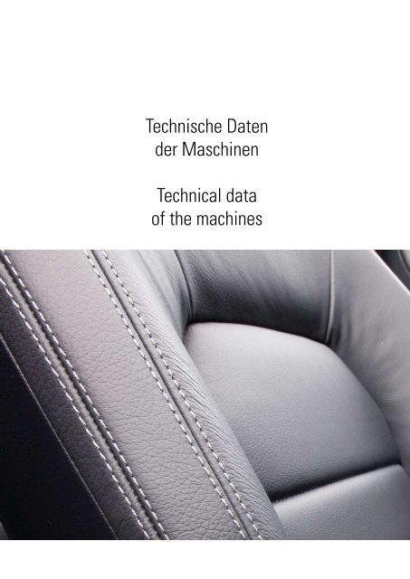 Production & Praxis Autositze/Car seats (12,5 MB) - PFAFF Industrial